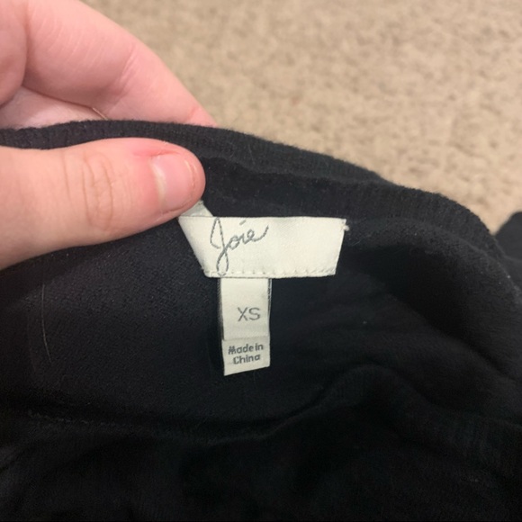 $128 Joie Hilano Sweater with Lace Trim cashmere blend - Picture 3 of 4